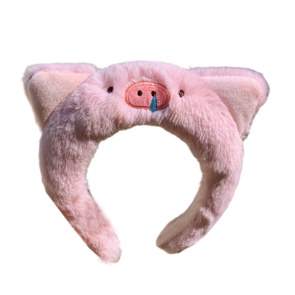 Pigs Pattern Hairband Adjustable Headbands Antiskid Lovely Hair Hoop for Women and Sweet Styles Headwear