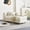 Beige, variant on YWEN Deluxe Chaise Lounge Indoor Chair, Elegant Plush Velvet Button Tufted Leisure Sofa Couch with Arch Arm, Golden Finish, Suture & Tapered Legs, Furniture Set, Easy Assembly