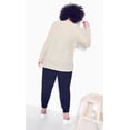 thumbnail image 4 of Zim & Zoe Women's Plus Size Mixed Texture Top, 4 of 6