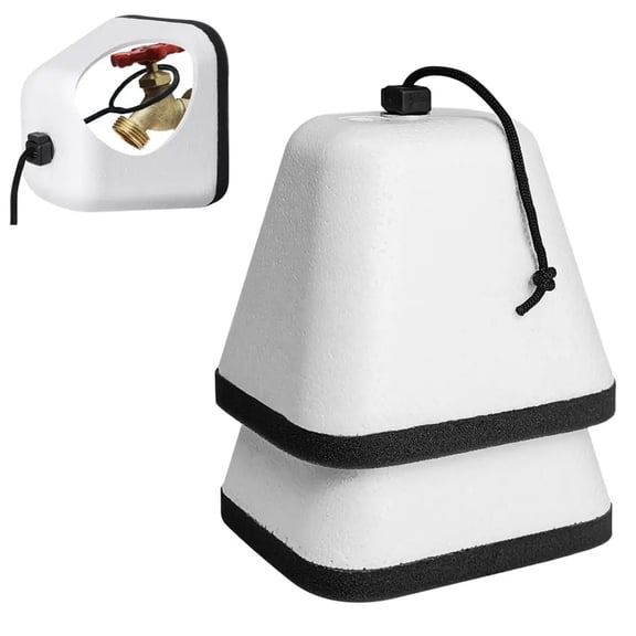 MANNYA Set of 2 Practical User Friendly Faucet Shield Water Faucet Insulators for Insulation Against Freeze Outdoor Setting