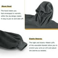 thumbnail image 6 of Flyingstar Wearable Blanket, Faux Shearling Comfy Blanket Hoodie Sweatshirt for Adult Women, Men and Teenagers, Oversized Blanket, 6 of 8