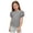Gray, variant on Girls Cute Puff Short Sleeve Shirts Kids Summer Casual Crewneck Solid Color Blouse Tops 2026 Fashion Tunic Tees 5-15Y