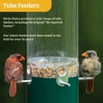 thumbnail image 4 of Birds Choice 12" Classic Hanging Bird Feeder with Baffle Weather Guard, Green, 4 of 10