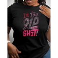 thumbnail image 1 of Letter Print, Casual Crew Neck Short Sleeve Top for Spring & Summer, Women's T-Shirt, 1 of 4