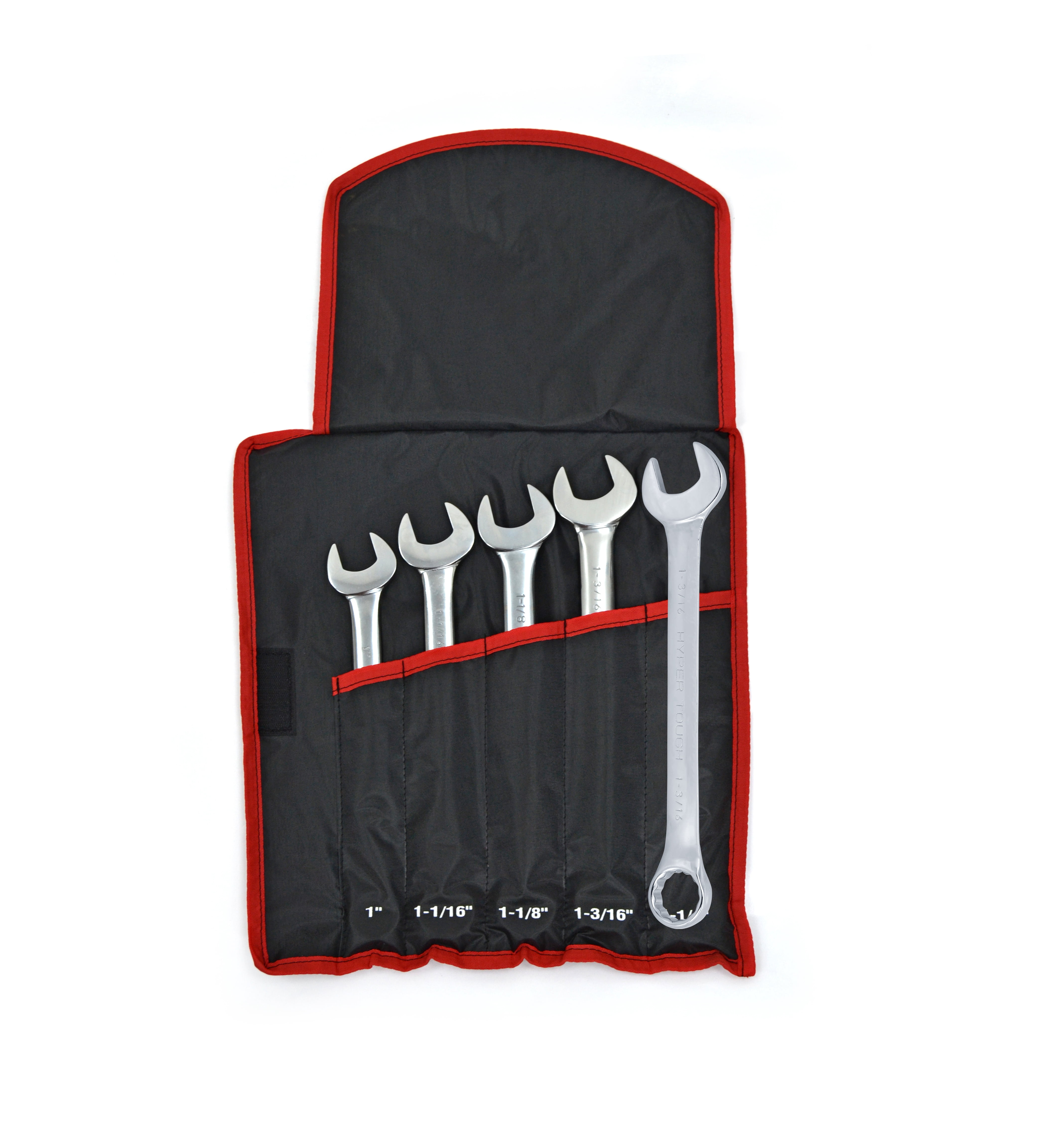 Hyper Tough 5-Piece SAE Jumbo Combination Wrench Set