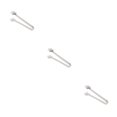 thumbnail image 2 of sweethay Pinzas para alimentos de acero inoxidable para cocinar, servir pan, cubitos de hielo, Clips de cocina, barbacoa, portátil, restaurante Type1 NO1, 2 of 6