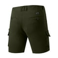 thumbnail image 2 of Birdeem Mens Plus Size Cargo Shorts Multi-Pockets Relaxed Summer Beach Shorts Pants, 2 of 3