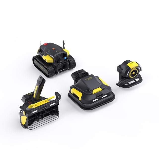 YARBO 4-in-1 Modular Robot, Snow Blower, Lawn Mower, and Blower with Auto-Charging, AI Multi-Zone Mapping & RTK for Navigation