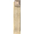 thumbnail image 2 of Ekena Millwork 8"W x 24"D x 36"H Traditional Rough Sawn Craftsman Outlooker, Douglas Fir, 2 of 4