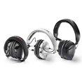 thumbnail image 3 of V-MODA Crossfade M-100 - Headphones with mic - full size - wired - noise isolating - white, silver, 3 of 4