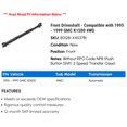 thumbnail image 2 of Front Driveshaft - Compatible with 1995 - 1999 GMC K1500 4WD 1996 1997 1998, 2 of 2