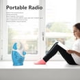 thumbnail image 3 of Waterproof Shower Radio, Portable AM/FM Speaker with Adjustable Volume, Hanging Top Handle, Mini Battery Operated Radio for Bathroom, Kitchen, Outdoor Use, 3 of 5