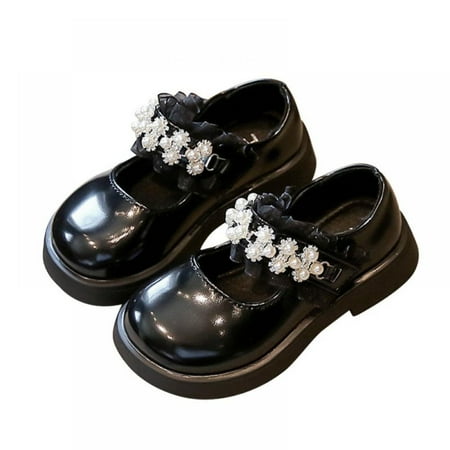 

BULLPIANO Girls Toddler/Little Kid/Big Kid/Flat Shoes/Mary Jane Shoes for Girls/Non-Slip Bowknot Decoration Design Shoes Casual