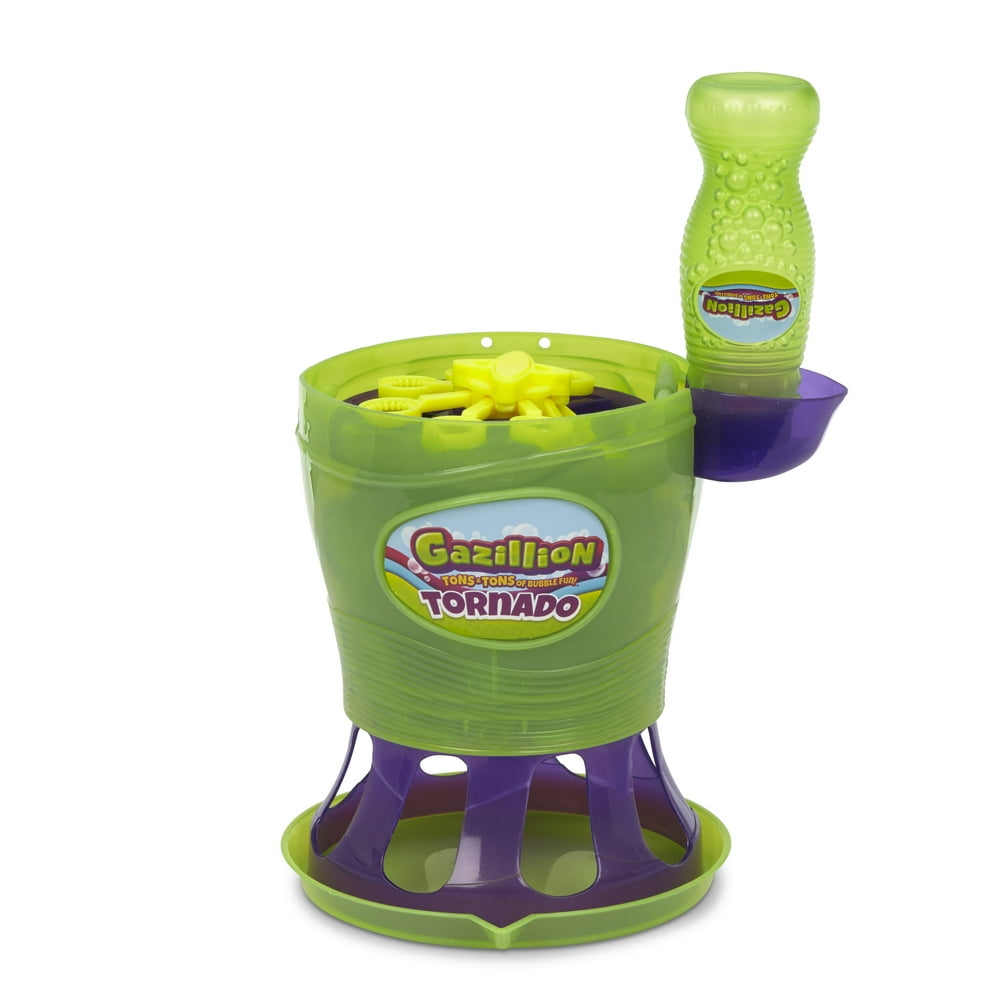 Gazillion Bubbles Tornado Bubble Machine, Purple,Green