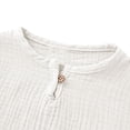 thumbnail image 6 of Coerni Baby Boys Clothes Set Toddler Baby Boys Button-down Shirt Tops +Cotton Shorts Summer Outfit 2PCS Fashion Outfits, 6 of 9