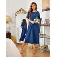 thumbnail image 3 of Ekouaer Long Nightgowns for Women Cotton Sleepshirt, 3 of 6