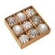 thumbnail image 2 of Xihbxyly Juego de Bolas Navideñas con Purpurina Plateada, Plástico Irrompible, 9 Diseños Diferentes, Elegante Adorno para Árbol, Decoración Festiva para Bodas, Fácil de Colgar, Tamaño 24,8 X 24,5 X 8, 2 of 6