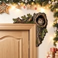thumbnail image 3 of Velmasee Forest Animal Doorway Door Frame Decor, 2D Realistic Print Smooth Wood No-Drill Installation, Woodland Ornament for Home Wall Corner Fall Christmas Decor, 3 of 7