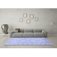 thumbnail image 3 of Ahgly Company Machine Washable Indoor Rectangle Medallion Blue Traditional Area Rugs, 8' x 12', 3 of 4