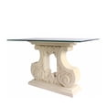 thumbnail image 2 of Anderson Teak Elysees Contemporary Limestone Dining Table in Beige, 2 of 2