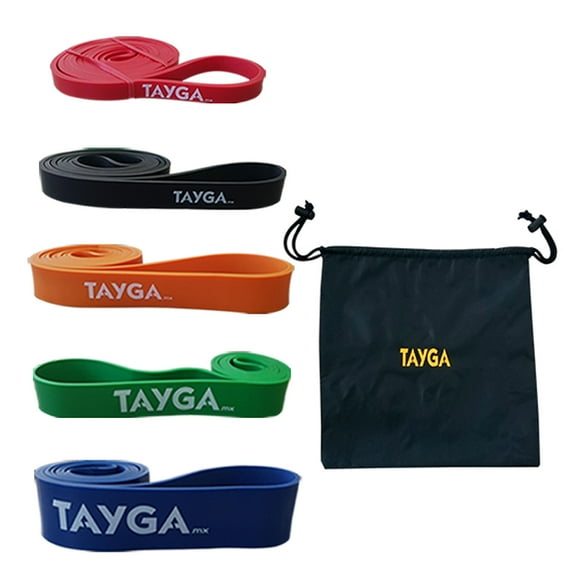 Set 5 Ligas Largas Tayga de Resistencia
