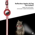 thumbnail image 6 of Deyuer Pet Collar Reflective Adjustable Strap with Little Bell Button Safety Nylon for Airtag Tracker, 6 of 11