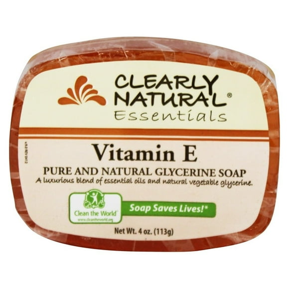 Clearly Natural - Glycerine Soap Bar Vitamin E - 4 oz.
