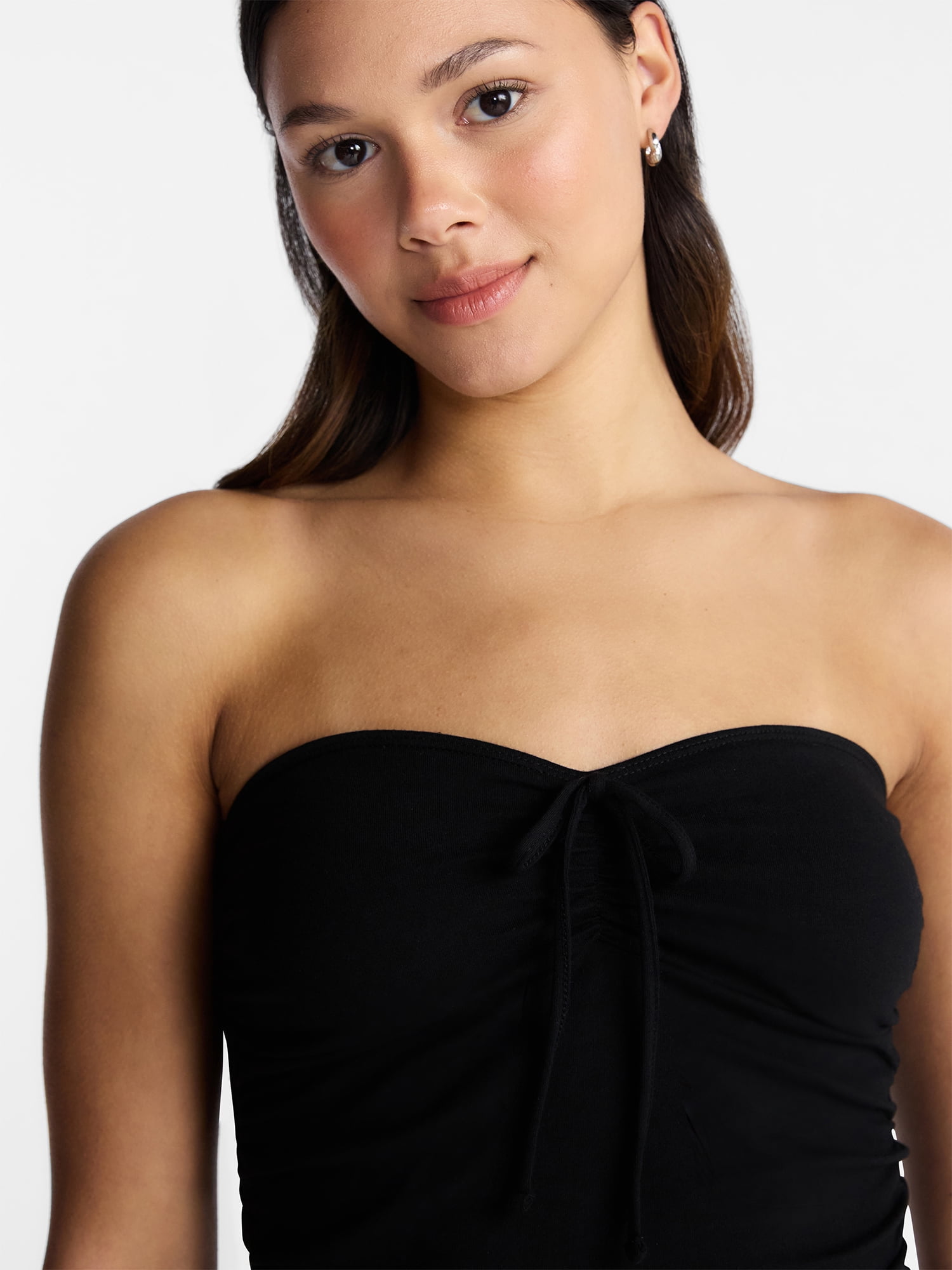 No Boundaries Ruched Tube Top, Women’s XXS-XXL