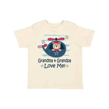 

Inktastic Grandma and Grandpa Love Me Boys Boys or Girls Toddler T-Shirt