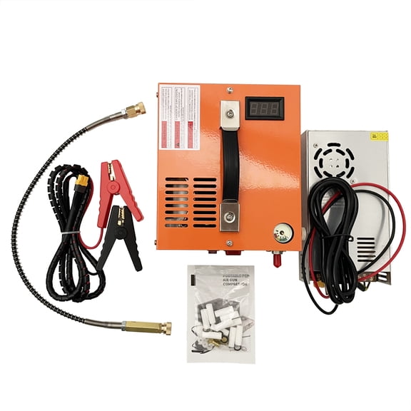 INTSUPERMAI Electric High Pressure Portable Vehicle Air Pump 12V/110V 30mpa 4500psi