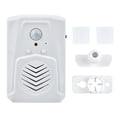 thumbnail image 2 of Motion Sensor   Alarm White Abs Usb Battery Powered Motion Sensor Alarm Mp3 for Audio Player Infrared Induction, 2 of 8