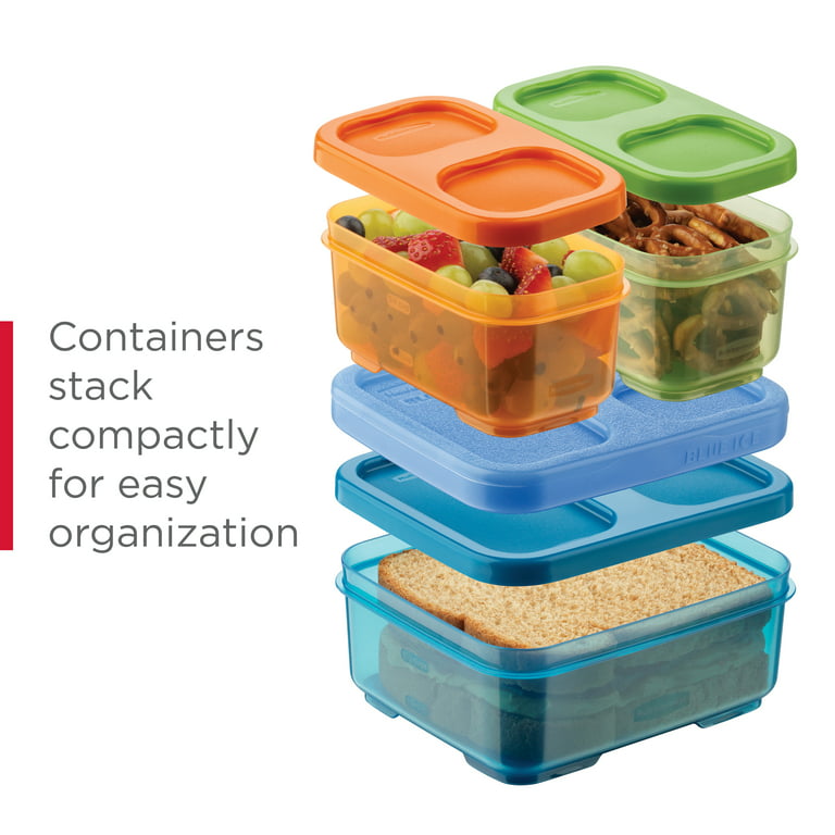 Rubbermaid LunchBlox Kids Lunch Box & Food Prep Containers with