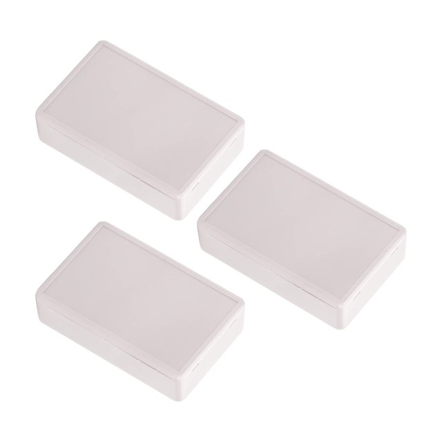 HUGFEGWE Junction Box ABS Plastic Project Box Dustproof Universal Electrical Project Enclosure Case, 2.76" x 1.77" x 0.71" CA919-115599