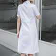 thumbnail image 4 of Unisex Short Sleeve Lab Coat For Students Plus Size Work Jacket With Multiple Functional Pockets And Comfortable Design Women Casual Dress Sweater Long Sleeve Hoodie Womens Long Hooded Sweatshirt, 4 of 5