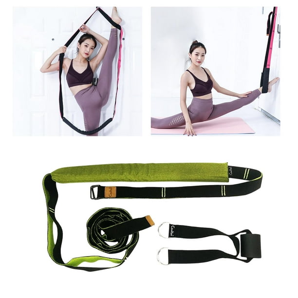 Leg Extension Strap Fitness Flexibility Trainer for Ballet Gymnastics green  