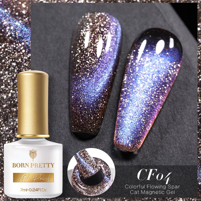 BORN PRETTY 7ml 9D Laser Cat Magnetic Gel Nail Gel Pink Magnetic Gel Soak Off UV LED Nail Varnish UV Gel Need Pink Nude Base Gong Bohan LED