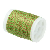 Archery Bow String Serving Thread 120 Yard/110M, 0.015" Dia Bowstring Thread, Green Red