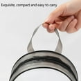 thumbnail image 6 of Yooshoverk PVC Round Travel Case Clear Cosmetic Bag Waterproof Organizer For Toiletries Jewelry Small Accessories Compact Portable Makeup Pouch Unisex Design Hanging Hook TSA Friendly, 6 of 6