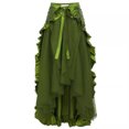 thumbnail image 2 of Vestido cruzado gótico steampunk para mujer, de talla grande, estilo pirata victoriano con volantes, estilo europeo y americano, 2 of 5