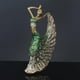 thumbnail image 3 of pavo , estatua artística de resina, escultura elegante femenino, modelo de oficina, estantería, decoración, Gloria Figura de bailarina de pavo real, 3 of 9