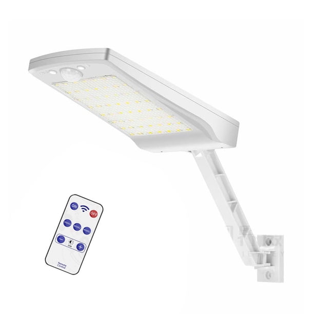 Billuyoard Lámpara solar Farol de carretera Iluminación exterior Instalación práctica Conveniencia Bajo consumo Ahorro de energía Alto brillo Control Iluminación y accesorios Blanco Billuyoard HA073597-02B
