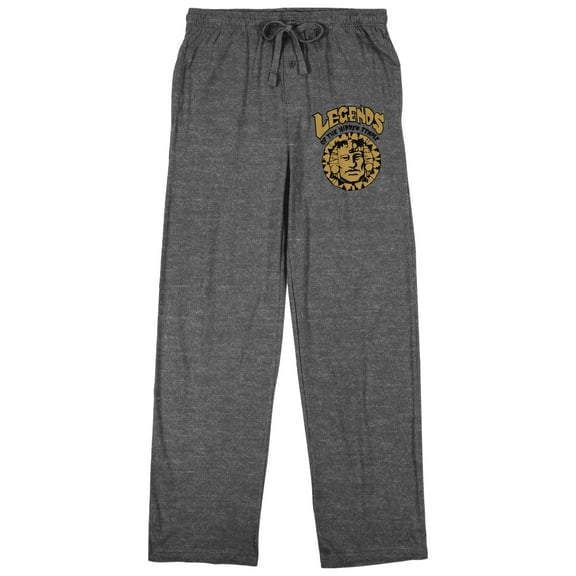 Legends of the Hidden Temple Logo Adult Heather Gray Sleep Pants-M