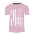 thumbnail image 4 of Pxiakgy Wild Merica White USA America Flag Distressed Americana/American Men's Graphic T Shirt, 4 of 4