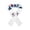 White2, variant on 2026 Sports Event Fan Scarf, National Team Themed Polyester Scarf, Double-Sided Print Souvenir for Football Supporters