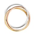 thumbnail image 2 of USA - 14k Tri-Color Gold Polished Rolling Ring 7, 2 of 4