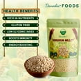 thumbnail image 3 of Danodia Foods White Sorghum Millet (950g/2lbs) | Whole Grain, Rich in Protein & Fiber, Vegan & Gluten-Free, High Iron Content for Better Digestion & Wellness, Indian Origin, 3 of 8