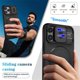 thumbnail image 5 of Funda para iPhone 12 Pro Max 6.7" con Soporte de Plegado Invisible, Carga Inalámbrica Magnética Segura, Carcasa Deslizante para Cámara, Funda Protectora Resistente a Prueba de Golpes y Caídas, 5 of 10