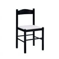 thumbnail image 3 of Linon Julian Wood Set of Two Side Dining Chairs in Black, 3 of 15