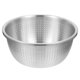thumbnail image 1 of GOOHOCHY Colador de cocina: Cuenco de acero inoxidable - Cesta de drenaje de 26 cm - Colador de arroz para lavar y escurrir verduras, frutas y pasta., 1 of 8