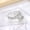 Platinum, variant on Unisex Ring 100 Languages I Love You Projection Adjustable Stainless Steel Couple Ring Romantic Gift Jewelry Durable